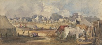 Un accampamento orientale da William James Muller