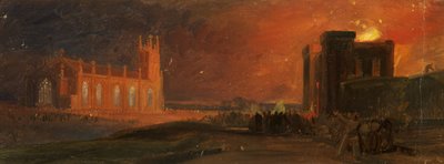 Rivolte di Bristol: Il Carcere in Fiamme, e San Paolo, Bedminster da William James Muller