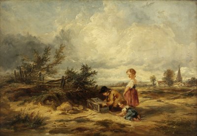 Hampstead Heath, la trappola per uccelli da William James Muller