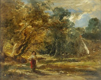 Paesaggio con ragazza da William James Muller