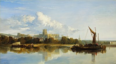 Veduta della cattedrale di Bristol da William James Muller