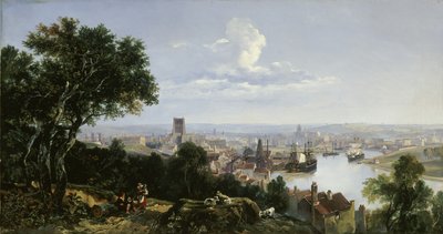 Veduta di Bristol da Clifton Wood da William James Muller