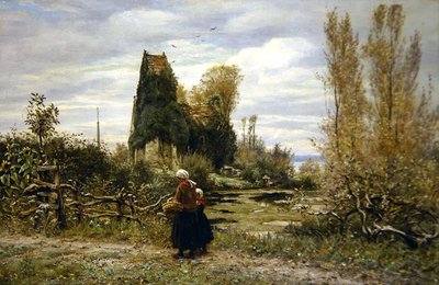 Un sentiero vicino a una rovina da William John Hennessy