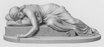 Beatrici Cenci, inciso da W Roffe dalla scultura di Harriet Hosmer da William John Roffe