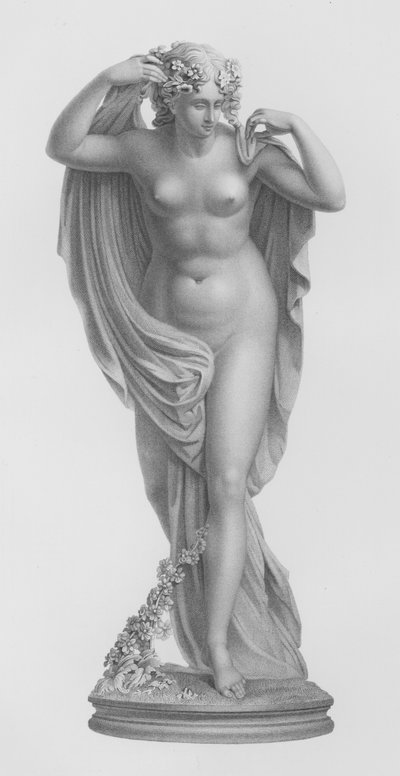 Eufrosine, inciso da W Roffe dalla statua di Sir R Westmacott, RA da William John Roffe