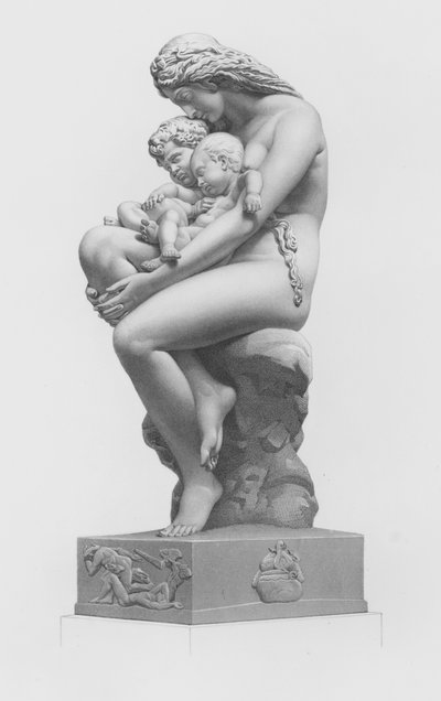 La prima culla, inciso da W Rolfe dal gruppo di A H Derby da William John Roffe