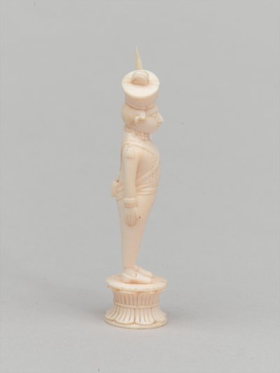 Pedone bianco, pezzo degli scacchi, India da William John Roffe