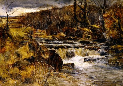 Torrente di trote in Galles da William Joseph J.C. Bond