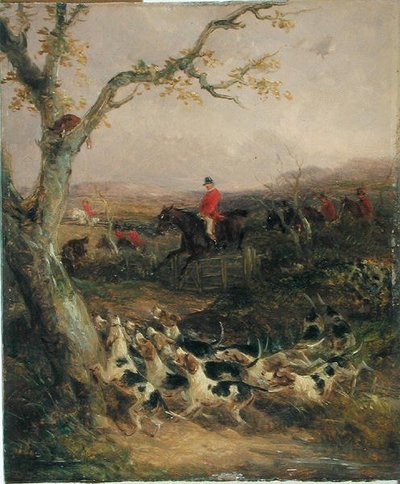 Un vento da sud e un cielo nuvoloso annunciano una mattina di caccia da William Joseph Shayer