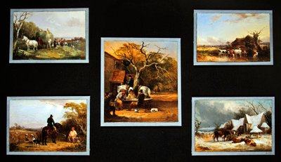 Le stagioni agricole, serie di cinque da William Joseph Shayer