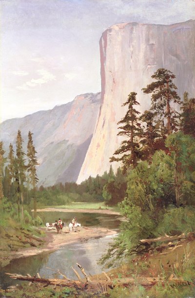 El Capitan, Valle di Yosemite da William Keith