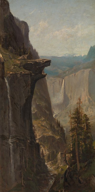 Cascate di Yosemite, da Glacier Point da William Keith