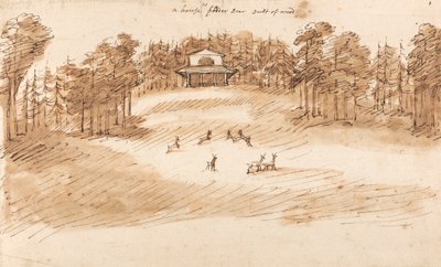 Progetto per un padiglione in un parco dei cervi da William Kent