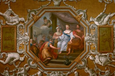 Il soffitto della Galleria del Re da William Kent