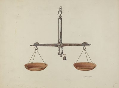 Bilancia, c. 1940 da William Kieckhofel