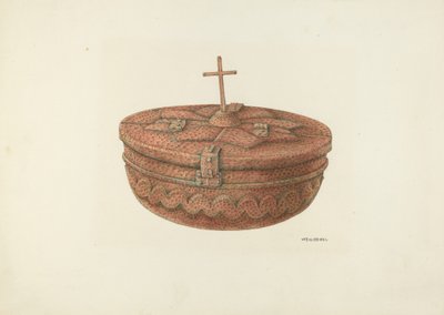 Fonte battesimale, c. 1941 da William Kieckhofel