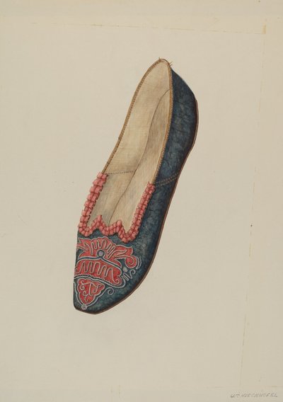Scarpa da sera, c. 1937 da William Kieckhofel
