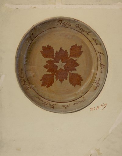 Piatto tedesco della Pennsylvania da William L Antrim