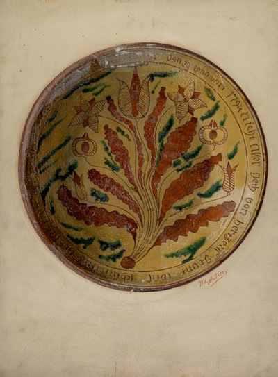 Piatto tedesco della Pennsylvania da William L. Antrim