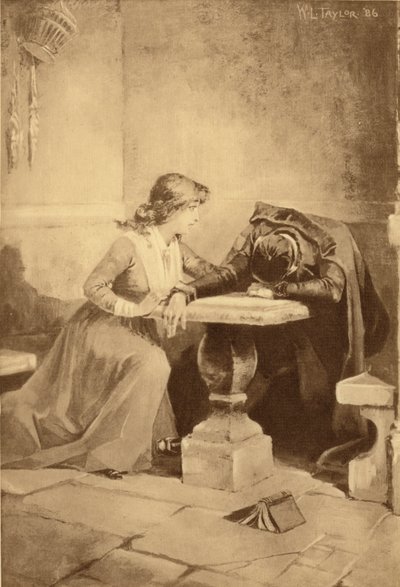 Dorothea trova suo marito nel giardino (incisione) da William Ladd Taylor