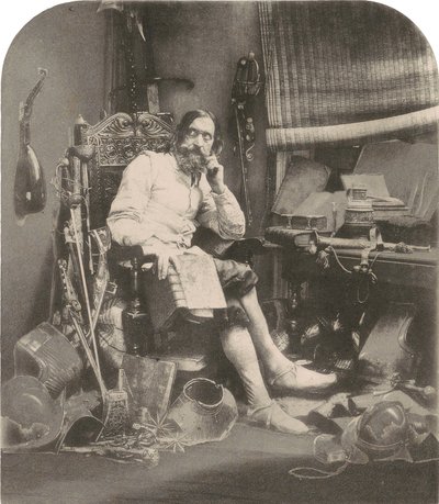 Don Chisciotte nel suo studio da William Lake Price, Photo Galvano Graphic Company