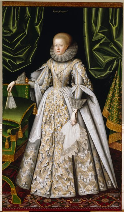 Anne Cecil, Contessa di Stamford c.1615 da William Larkin