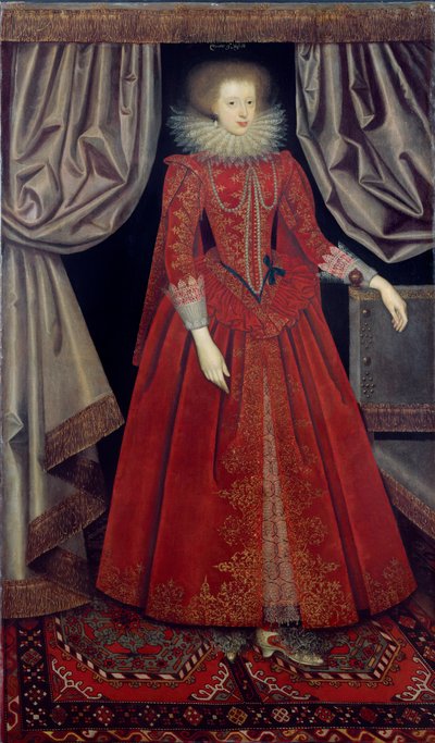 Catherine Knevet, c.1615 da William Larkin