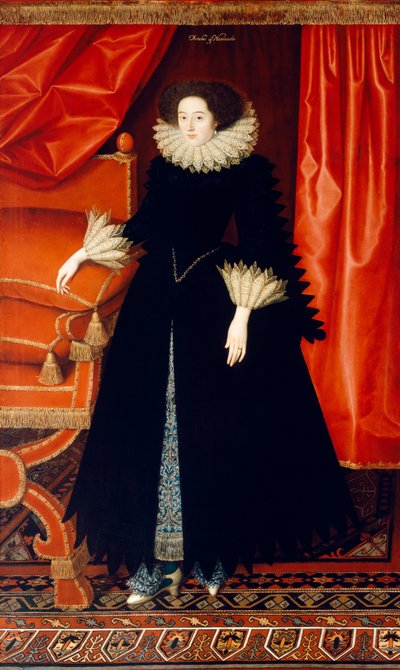 Elizabeth Bassett c.1615 da William Larkin