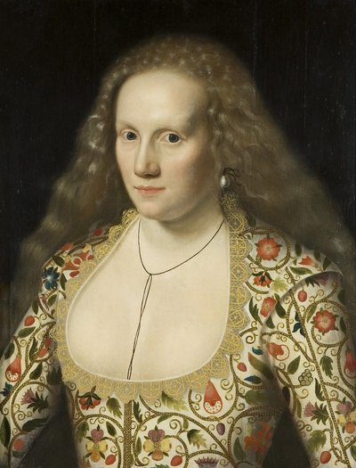 Ritratto di una Signora Sconosciuta, c.1615 da William Larkin