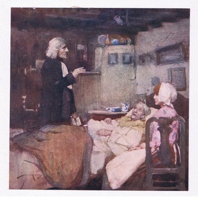 Ma nel suo dovere, pronto a ogni chiamata, vegliava e piangeva, pregava e sentiva per tutti da William Lee Hankey