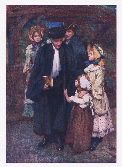 Anche i bambini lo seguivano con astuzia affettuosa, e gli tiravano la veste, per condividere il sorriso del buon uomo da William Lee Hankey