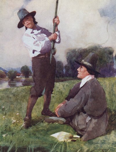 Illustrazione per Il pescatore completo di Izaak Walton da William Lee Hankey