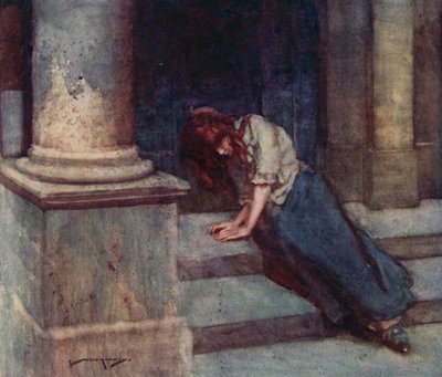 Illustrazione per The Deserted Village di Oliver Goldsmith da William Lee Hankey