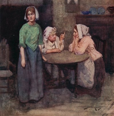 Illustrazione per The Deserted Village di Oliver Goldsmith da William Lee Hankey