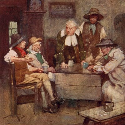 Illustrazione per The Deserted Village di Oliver Goldsmith da William Lee Hankey
