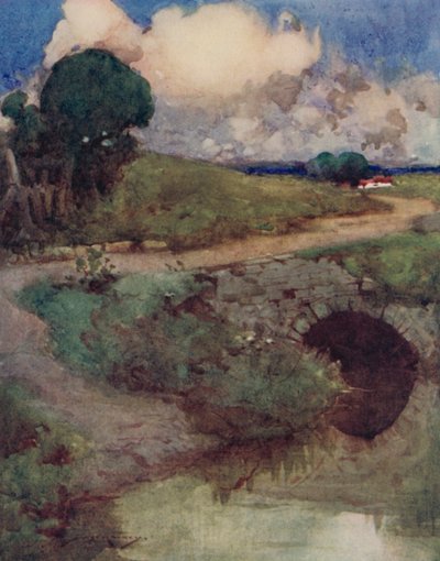 Illustrazione per Il villaggio abbandonato di Oliver Goldsmith da William Lee Hankey