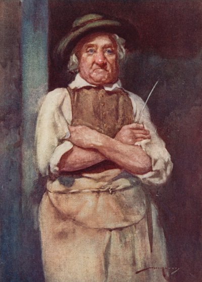 Illustrazione per Il villaggio abbandonato di Oliver Goldsmith da William Lee Hankey