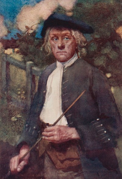 Illustrazione per Il villaggio abbandonato di Oliver Goldsmith da William Lee Hankey