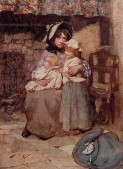Illustrazione per The Deserted Village di Oliver Goldsmith da William Lee Hankey