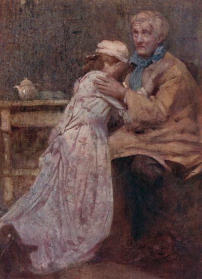 Illustrazione per The Deserted Village di Oliver Goldsmith da William Lee Hankey