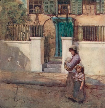 Illustrazione per The Deserted Village di Oliver Goldsmith da William Lee Hankey