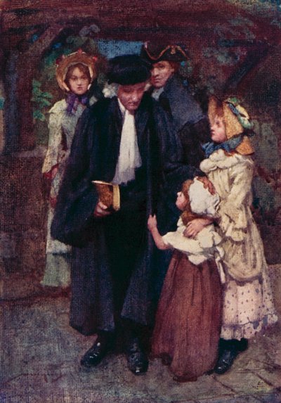 Illustrazione per The Deserted Village di Oliver Goldsmith da William Lee Hankey