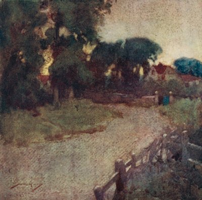 Illustrazione per The Deserted Village di Oliver Goldsmith da William Lee Hankey