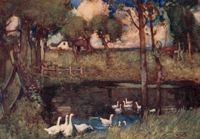 Illustrazione per The Deserted Village di Oliver Goldsmith da William Lee Hankey