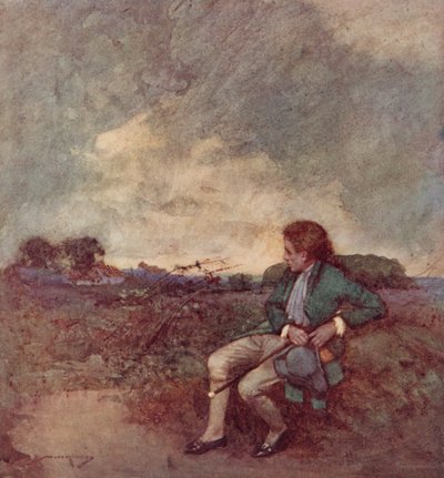 Illustrazione per The Deserted Village di Oliver Goldsmith da William Lee Hankey
