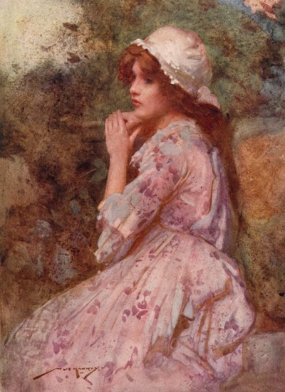 Illustrazione per Il villaggio abbandonato di Oliver Goldsmith da William Lee Hankey