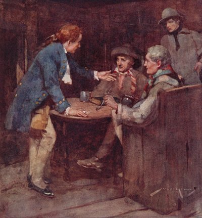 Illustrazione per Il Villaggio Abbandonato di Oliver Goldsmith da William Lee Hankey