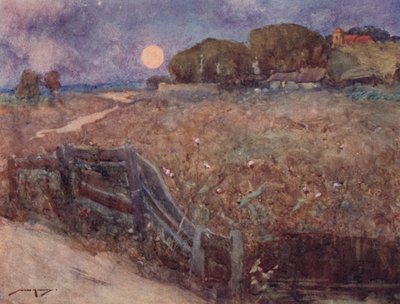 Illustrazione per Il Villaggio Abbandonato di Oliver Goldsmith da William Lee Hankey
