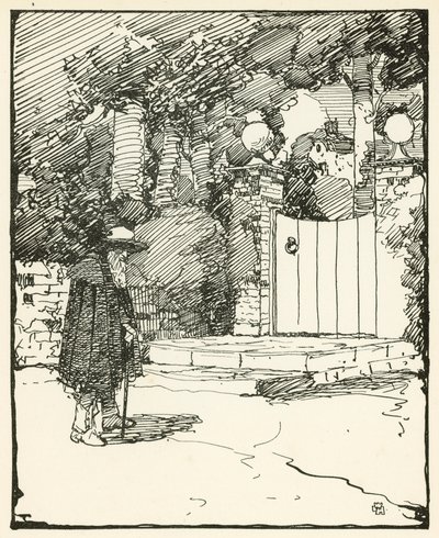 Illustrazione per The Deserted Village di Oliver Goldsmith da William Lee Hankey