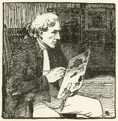 Illustrazione per The Deserted Village di Oliver Goldsmith da William Lee Hankey